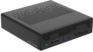 MINISFORUM Mini PC MS-A1, Barebone Mini Workstation con DDR5/4xM.2 NVMe SSD/AMD AM5 CPU, 2 x 2,5G RJ45 LAN, HDMI/DP/Type-C, 2 x USB 3.0, WiFi 6e e BT 5.2, Mini Computer (NO CPU/NO RAM/NO SSD/NO OS)