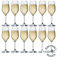 Bormioli Rocco Divino Calice Flute Champagne 24 cl Set 12 Pz