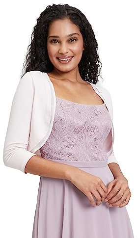 Vera Mont Damen 0037/4808 Bolero, Rosa (Pale Rose 4388), (Herstellergröße: 36)