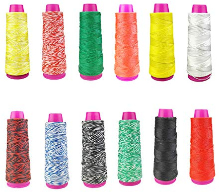 AMEYXGS Archery 110m Bowstring Material Dacron Bowstring Rope Making Thread (Black)