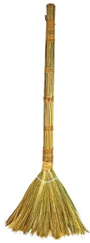 Bright Bay Vietnamese Straw Broom, 40Inch Tall