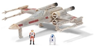 Bizak Star Wars Micro Galaxy Squadron, X-Wing Schiff, inklusive 2 Figuren (62610015)