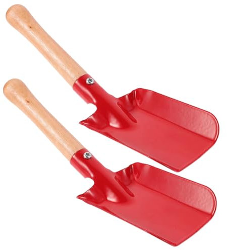 KONTONTY 2stücke Schaufel Garten Klein Aus Eisen Für Graben Pflanzen Gartenschaufel Kompakt Zum Lockern Und Umgraben Gartenhandwerkzeug Praktisch Für Verschiedene Gartenarbeiten