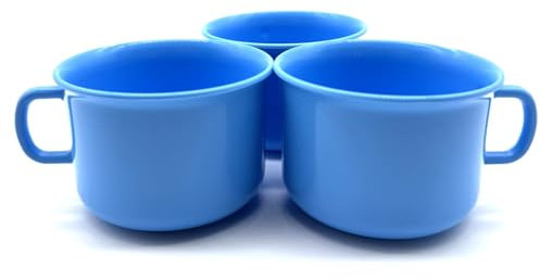 Kimmel Lot de 3 tasses en plastique de 150 ml pour l'extérieur, le camping, le pique-nique et le jardin
