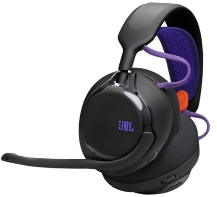 JBL Quantum 650 Wireless Bluetooth Gaming Headset with JBL Quantum Spatial Sound, Noise Cancelling Mic, USB-C Cable, 45H Battery Life and Replaceable Parts, Multiplatform Compatibility, Black