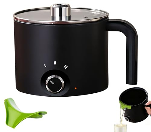 Fusciera per candele elettrico da 1,8 l, casseruola per candele fai da te, rivestimento antiaderente e controllo della temperatura, pentola per fusione di cera per la produzione di sapone (A)