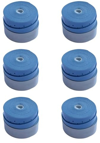 YiNLuax Surgrip De Badminton Antidérapant Bande Raquette en Cuir PU avec Absorption La Sueur pour Raquettes Tennis Et Squash Surgrips Tête Poignée Tennis