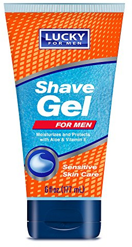 Lucky Super Soft Men's Shave Gel, 5.9 Ounce