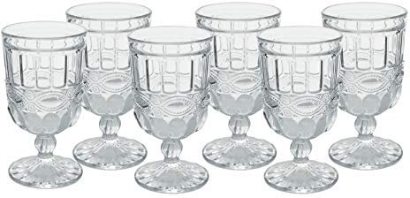 Nobilis Lot de 6 verres en verre transparent 275 ml