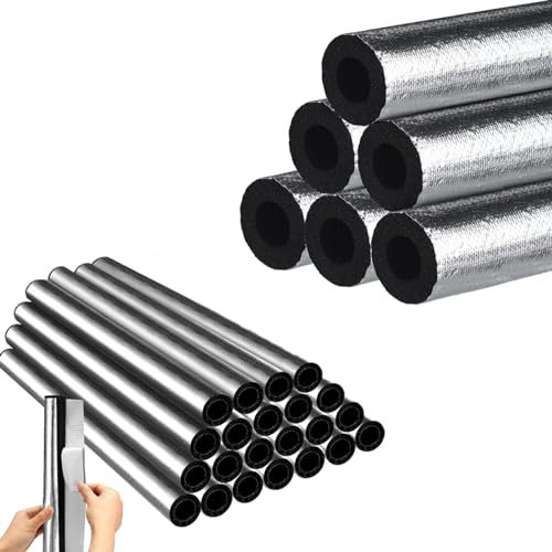 Anti-Gel D'extérieur Tube D'isolation,Tubes en mousse isolante pour tuyaux,Manchon de Protection pour Tuyau D'eau,ID 16mm-114mm,Épaisseur 10/15/20/30mm,Pour Climatisation ( Size : 16mm x 10mm x 95cm )