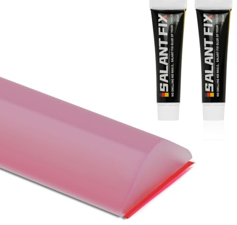 Flintronic 3 m svallskyddslist dusch, självhäftande, duschtätning svallskydd, duschvattenstopp ramlös duschdörr, silikon duschtröskel, golv, för kök, badrum, handfat (transparent)