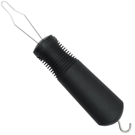LANAFAY Button Hook Helper, Button Hook and Zipper Pull Helper, Zip Puller & Button Hook Disability Aid, One Handed Button Fastener Aids, Easy Grip Zipper Pull Assist Tool for Seniors and Disabilities