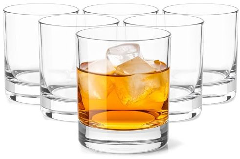 Glasmark KROSNO 1992 Pack 6 Vasos Whisky 310 ml Transparentes Aptos para Lavavajillas