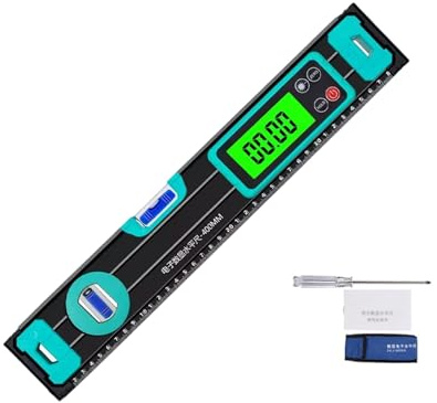 Niveles De Burbuja Buscadores Ángulos Niveles Digitales Regla Transportador Con Función Retención Datos Pantalla LCD Inclinómetro Electrónico Nivel Magnético Precisión