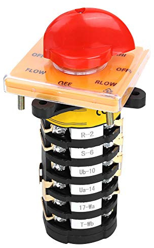 CHICIRIS T-16EXF64D-6 Interruptor de Universal de Leva de 8 Posiciones, Estructura Compacta, Fácil de Operar, Rendimiento Estable, para Fresadoras