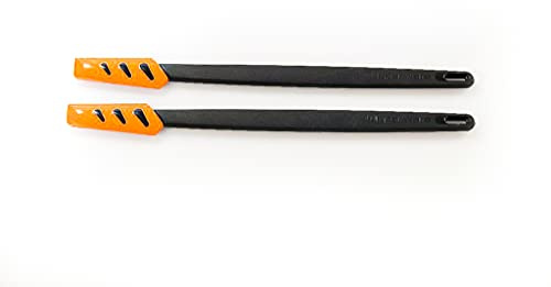 TUPPERWARE Griffbereit Kleiner Top-Schaber schwarz-orange Teigspachtel (2) 26854