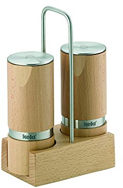 kela 12193 Kauri Salz-/Pfeffermühle, Buchenholz