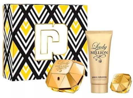 PACO LADY MILLION SET: EDP SPRAY 80ML + EDP 5ML + BODY LOTION 100ML