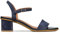 Geox Damen Aurely 50 B Heeled Sandal, Navy, 38 EU
