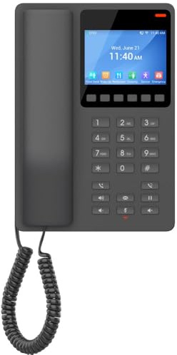 Telefono IP Grandstream GHP631W PoE Nero