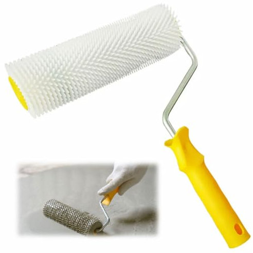 Rodillo de Ventilación de 22 cm, Rodillo de Púas, Masa de Compensación,Rodillo de Ventilación para Ventilación de Revestimientos de Suelos,Rodillo de Ventilación y Masa de Compensación de Rodillos