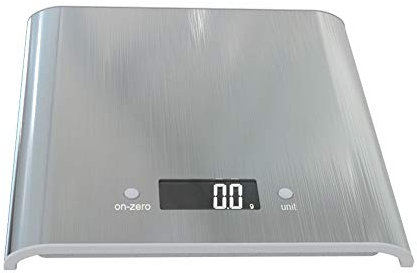 JYHUHGRG Báscula electrónica de Cocina, báscula de Cocina de 1 g, báscula electrónica pequeña de Alta precisión, báscula de Alimentos Ultrafina de Acero Inoxidable, Adecuada para,B