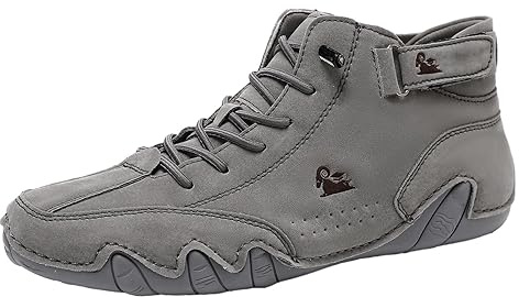 Chaussures Beck antidérapantes et respirantes pour hommes - Bottes hautes italiennes faites à la main avec fermeture Velcro - Baskets de loisirs pour hommes et femmes - Pour chaussures pieds nus