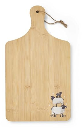 Cooksmart Planche à découper en bois de conception britannique, planche à découper/planche à pagaie, parfaite pour tous les types de cuisine, planches à découper en bois, idéales pour hacher la viande