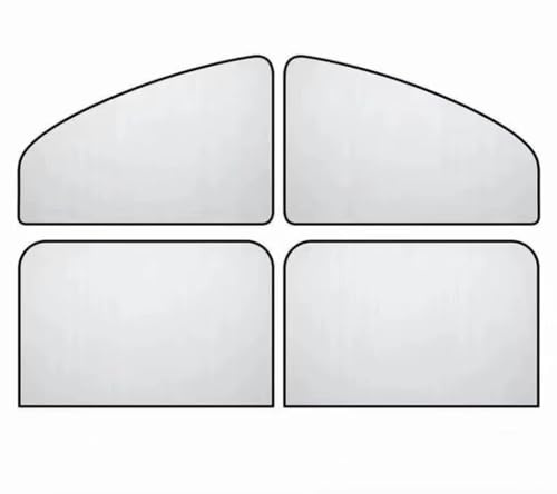 Auto Pare Soleil Vitre Latérale pour Mitsubishi Lancer Evolution X,Protection UV Occultant Fenêtre Rideaux Enfants et Animaux Protection Solaire Isolation Thermique Voiture Séparation Rideau