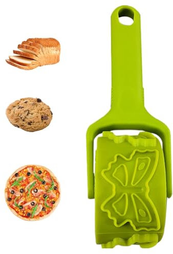 Taglierina per dolci, Rullo per taglierini per biscotti - Taglierina antiaderente per mattarello per la cottura 'impasto,Utensile per biscotti da cucina Utensile da ristorante per panetteria per torte