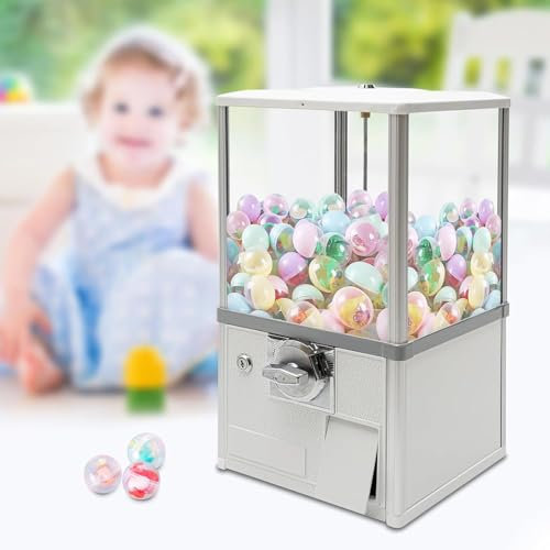 Capsule Vending Machine with Locks for 4.5-5.5cm Diameter Capsule Toys - Gumball Machine for Home, Game Stores and Retail Stores