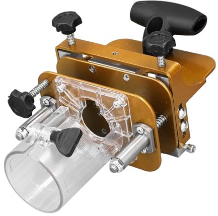 Mortising Jig 2 in 1 Slotting Fixture Stainless Steel Woodworking Slotting Locator with Internal Accuracy Steel Balls for Woodwork