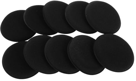 MUELODSIC Esponjas para Aplicar Cera Coche Negras 10 Unidades Uso Doméstico Primavera Verano para Pulido Detalle y Limpieza Automotriz Manual