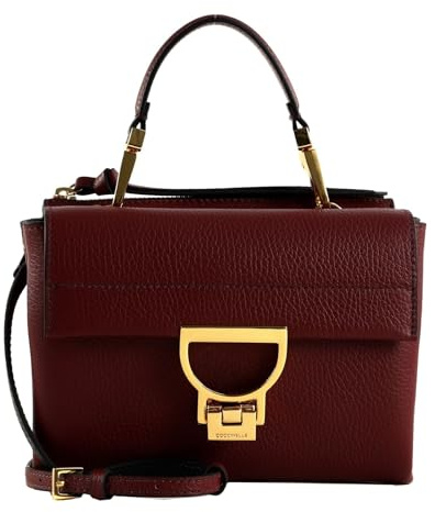 Coccinelle Pelle borsa a tracolla borsa da sera Arlettis Handbag Grainy Leather Ribes mirtillo