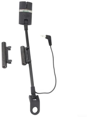 Indicador de mordida regulable ajustable con LED visual y audible para cañas y soportes, adecuado para pesca de carpas