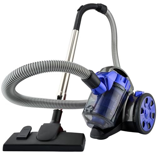 Clatronic® Staubsauger Beutellos | Testsieger Preis/Leistung bei Haus & Garten-Test | Beutelloser Staubsauger 700W | Bodenstaubsauger | Staubsauger inkl. Bürsten-/Fugendüse | BS 1308 blau