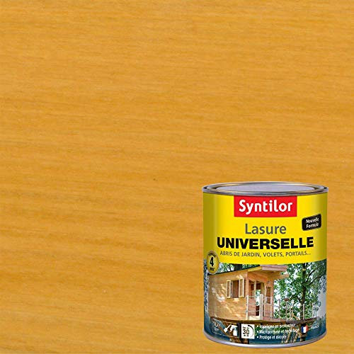 Syntilor - Lasure Universelle 4 Ans Chêne Clair 1L