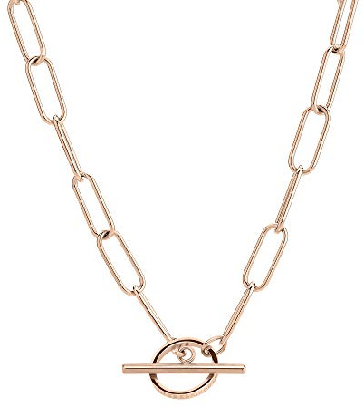 LIEBESKIND Damen Collier Edelstahl (Rosé)