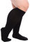 FITTOO Kompressionsstrümpfe für Damen und Herren, Kniehohe Kompressionssocken Stützstrümpfe Dicke Waden für Linderung von Krampfadern, Beinschmerzen, Ödemen, Schwarz 1 Paar(7XL)