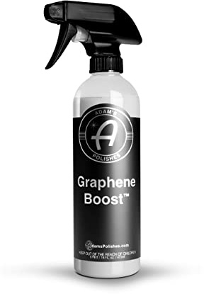 Adam's Graphene Boost - Graphene Ceramic Coating Spray For Car Detailing | Adds Protection & Extends The Life Of Top Coat Ceramics | Maintenance Spray On Wipe Off | Car Boat RV Motorcycle