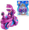 AlphaToys Petronix Defenders EU820020 - Emma Actionfigur & Pet Kitt-10, ca. 8 cm große Spielfigur für Kinder mit tierischem Begleiter, inkl. Haustiermobil und Rucksack, Violett
