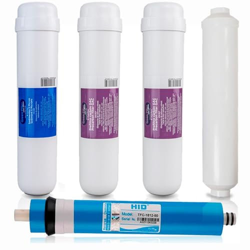 Recambio o Kit de Filtros Osmosis Compacta en línea con membrana
