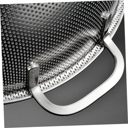 MAGICLULU Scolapasta in Acciaio Inox Ciotola Da Cucina Con Piccoli Fori Per Fagioli Cereali Frutta