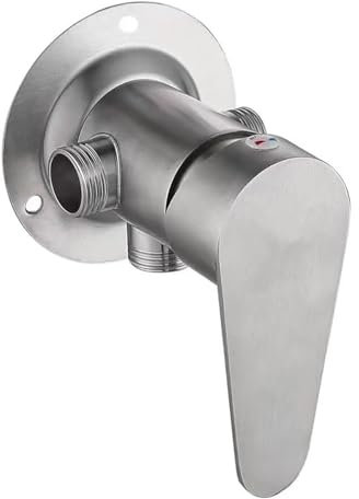 Grifo mezclador de ducha, interruptor de control de válvula mezcladora de ducha de acero inoxidable, grifo montado en la pared, grifos de baño para agua fría y caliente