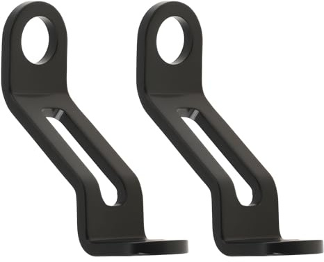 LT Easiyl 4 soportes para depósito de aceite de freno de motocicleta, 70 x 17 mm, color negro