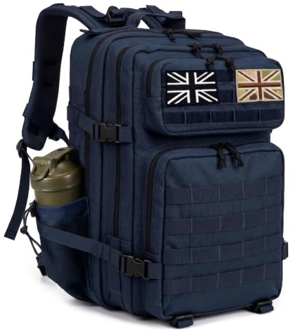 Geebymol 45L Military Tactical Backpacks Large Molle Army Assault Pack