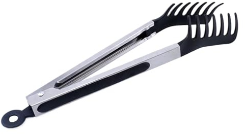 Spagettitång För Att Servera Pasta Ergonomisk Rostbeständig Rostfritt Stål