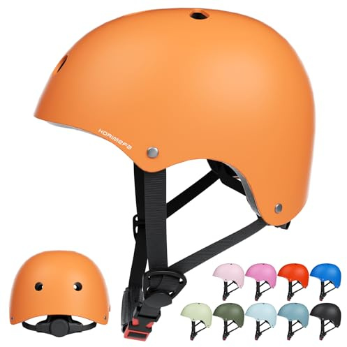 KORIMEFA Toddler Kids Bike Helmet for 2-13 Years Boys Girls, 46-58cm Adjustable, for Multi-Sport