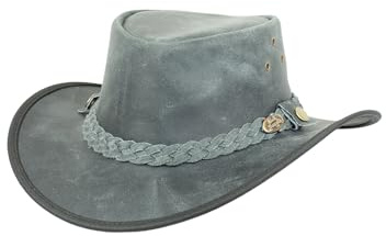 Black Jungle Läderhatt Bulat, westernhatt, australienhatt, cowboyhatt
