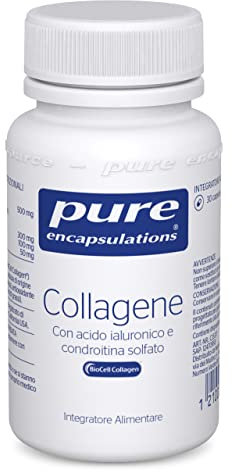 Pure Encapsulations - Collagene - Integratore alimentare a base di Biocell Collagen - 30 Capsule